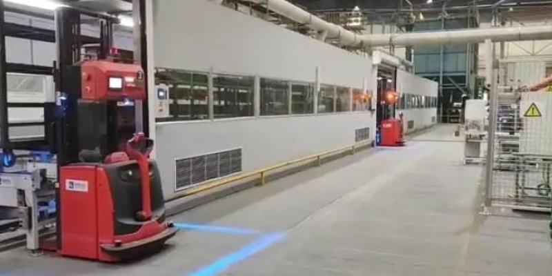 车间AGV避障导航小车效率比人工快多少-浙江迈尔微视Mrdvs移动机器人-3D视觉专家