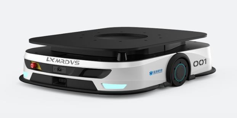 3C行业辊筒式搬运机器人AMR托盘叉车无轨导航光伏锂电应用-浙江迈尔微视Mrdvs移动机器人-3D视觉专家