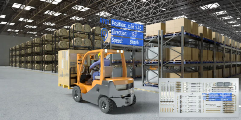 迈尔微视 RTLS 解决方案：重塑叉车定位与作业效率-浙江迈尔微视Mrdvs移动机器人-3D视觉专家